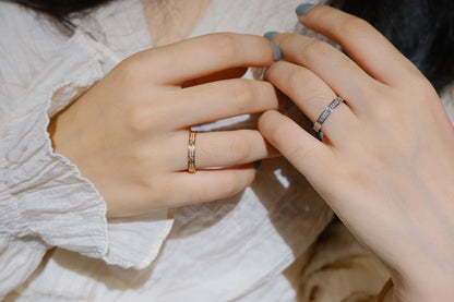 [⭐Reverie Jewels]LOVE RING 2.65MM DIAMOND