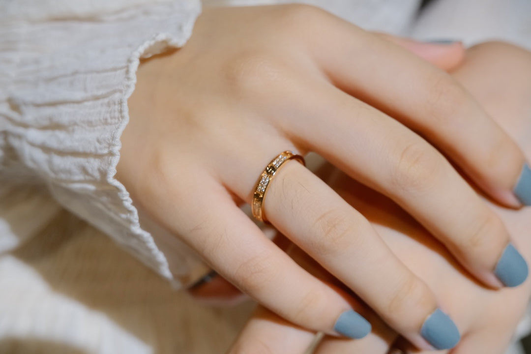 [⭐Reverie Jewels]LOVE RING 2.65MM DIAMOND