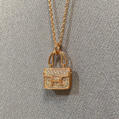 [⭐Reverie Jewels]CONSTANCE PEDANT DIAMOND NECKLACE