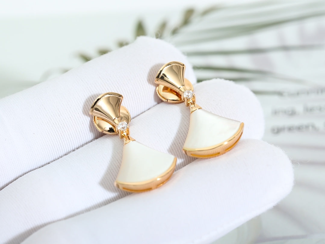 [⭐Reverie Jewels]DREAM MOP PINK GOLD EARRINGS