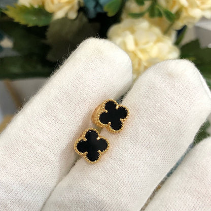 [⭐Reverie Jewels]CLOVER MINI GOLD EARRINGS