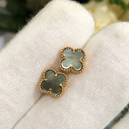 [⭐Reverie Jewels]CLOVER MINI GOLD EARRINGS