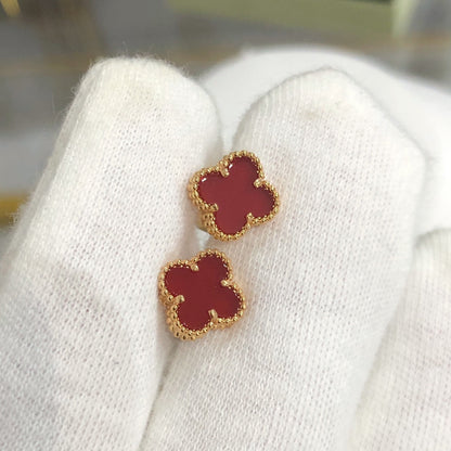 [⭐Reverie Jewels]CLOVER MINI GOLD EARRINGS