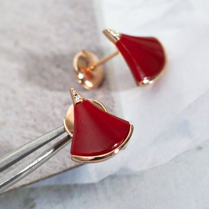 [⭐Reverie Jewels]DIVAS DREAM EARRINGS PINK GOLD