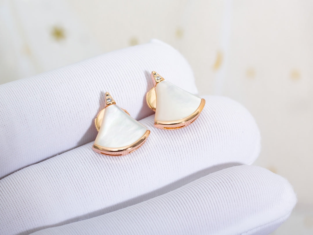 [⭐Reverie Jewels]DIVAS DREAM EARRINGS PINK GOLD