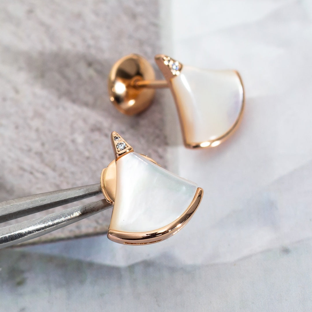 [⭐Reverie Jewels]DIVAS DREAM EARRINGS PINK GOLD