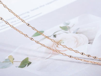 [⭐Reverie Jewels]ECHAPPEE NECKLACE PINK GOLD