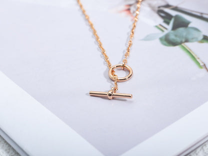 [⭐Reverie Jewels]ECHAPPEE NECKLACE PINK GOLD