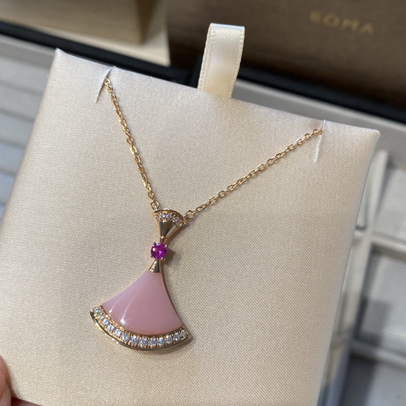 [⭐Reverie Jewels]DREAM NECKLACE PINK OPAL