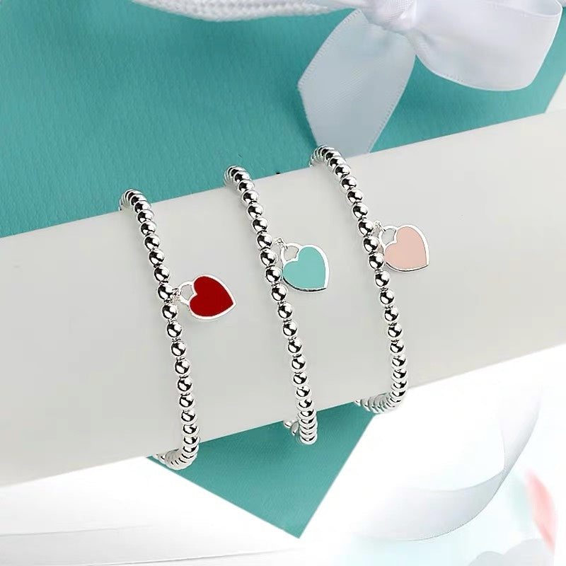 [Reverie Jewels]MINI HEART BRACELET SILVER
