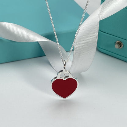 [Reverie Jewels]HEART PEDANT SILVER NECKLACE