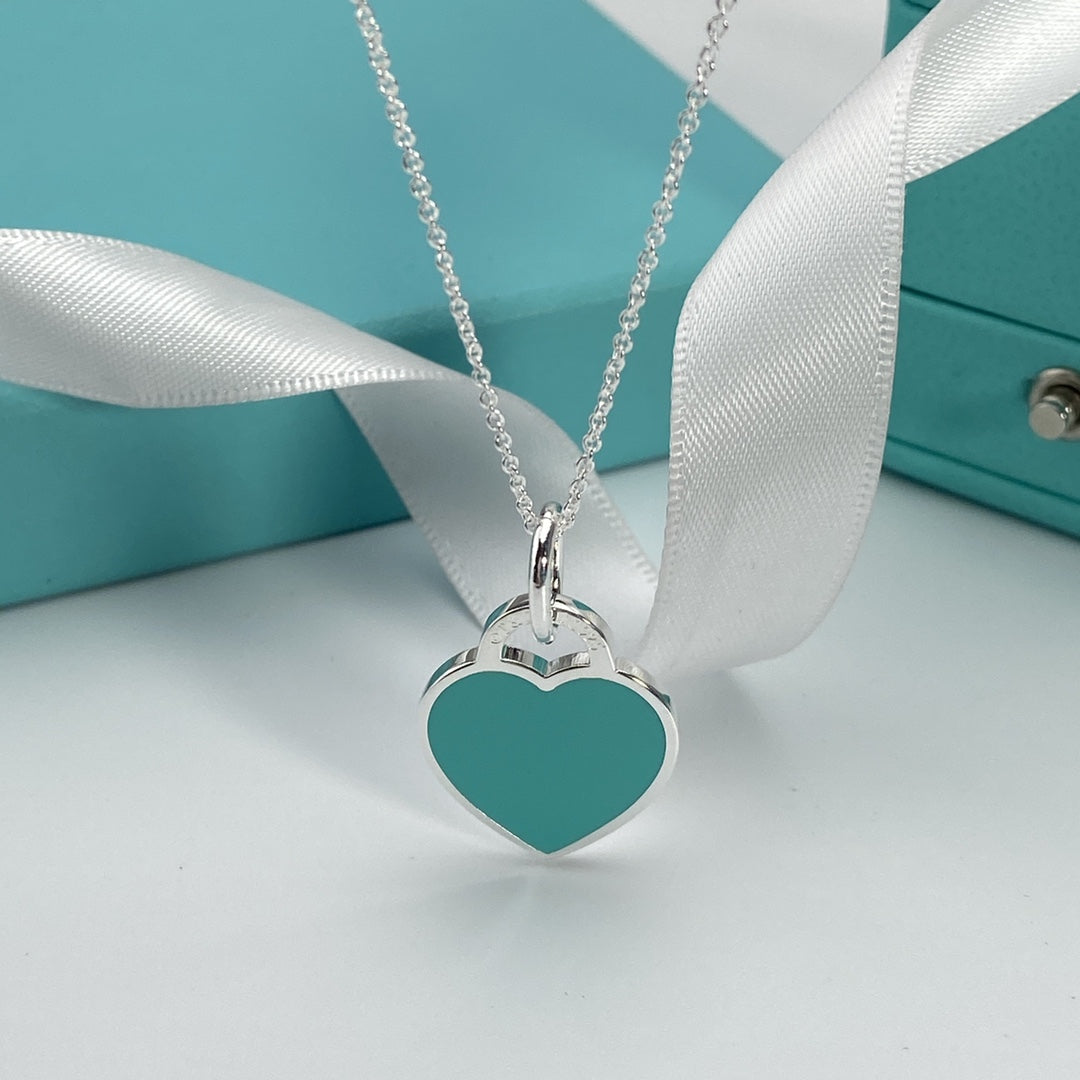 [Reverie Jewels]HEART PEDANT SILVER NECKLACE