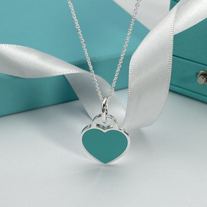 [Reverie Jewels]HEART PEDANT SILVER NECKLACE