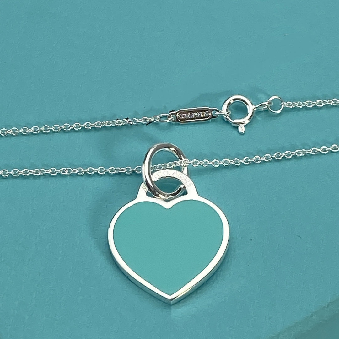 [Reverie Jewels]HEART PEDANT SILVER NECKLACE