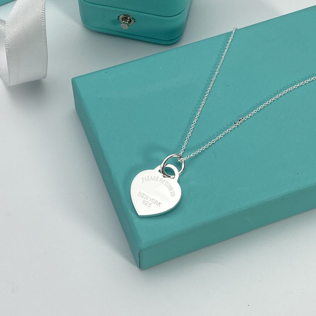 [Reverie Jewels]HEART PEDANT SILVER NECKLACE