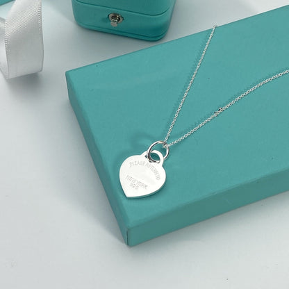 [Reverie Jewels]HEART PEDANT SILVER NECKLACE