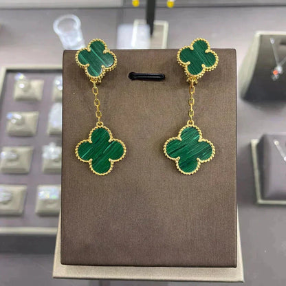 [⭐Reverie Jewels]CLOVER 2 MOTIFS  EARRINGS (MULTIPLE CHOICESC