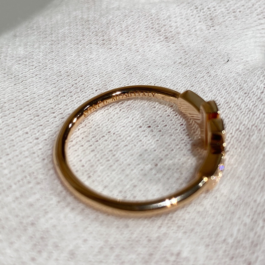 [Reverie Jewels] WIRE RING DIAMOND PINK GOLD
