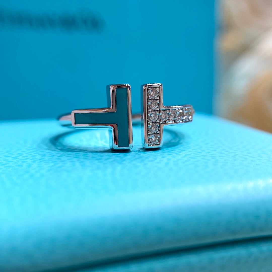 [Reverie Jewels] WIRE TURQUOISE DIAMOND RING SILVER