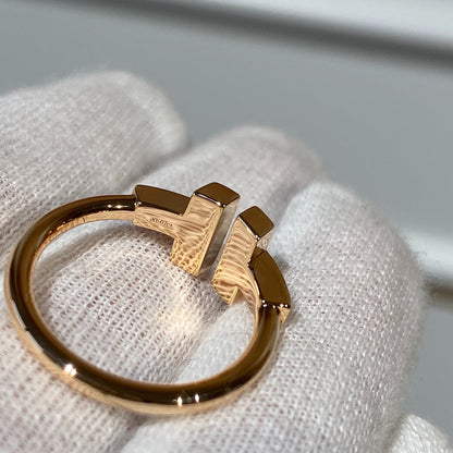 [Reverie Jewels]T WIRE MOP DIAMOND RING PINK GOLD