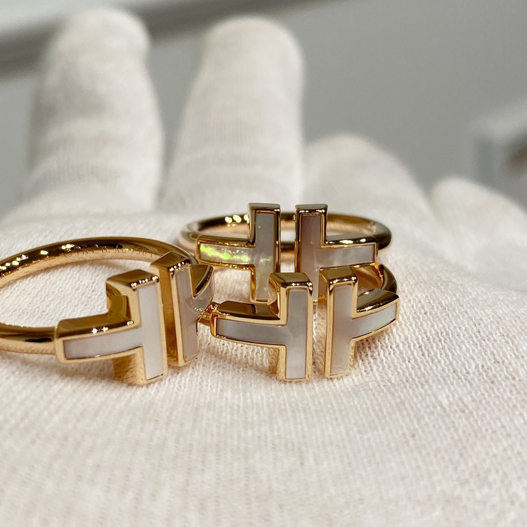 [Reverie Jewels] WIRE MOP RING PINK GOLD