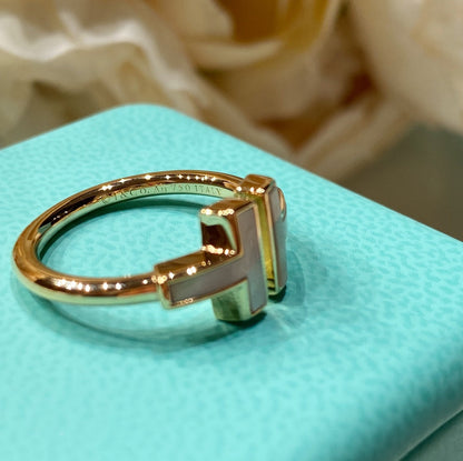 [Reverie Jewels] WIRE MOP RING PINK GOLD