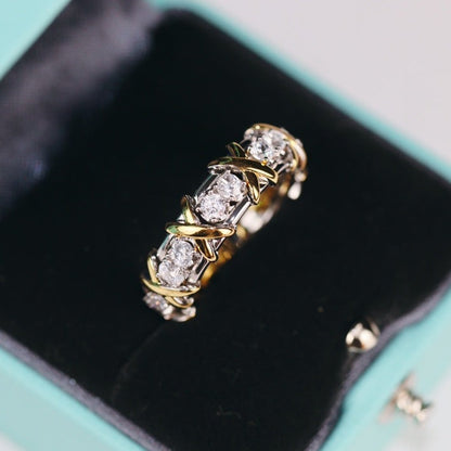 [Reverie Jewels]SIXTEEN STONE RING GOLD