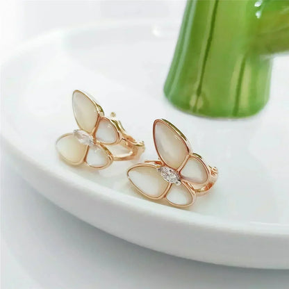[⭐Reverie Jewels]BUTTERFLY MOP DIAMOND EARRINGS