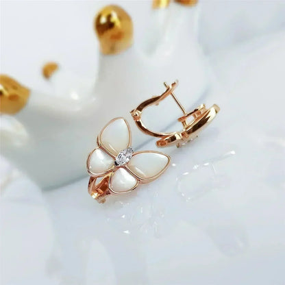 [⭐Reverie Jewels]BUTTERFLY MOP DIAMOND EARRINGS