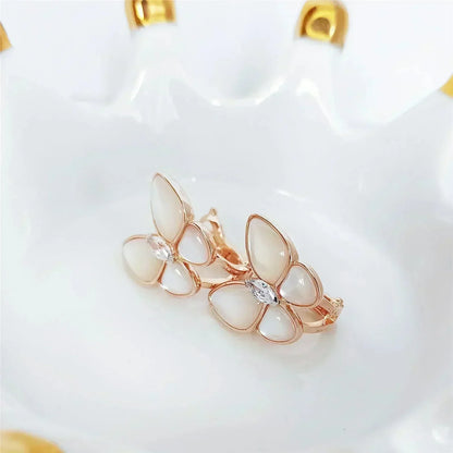 [⭐Reverie Jewels]BUTTERFLY MOP DIAMOND EARRINGS