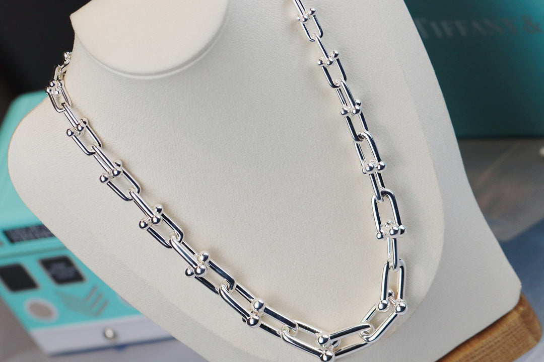 [Reverie Jewels]HARDWEAR LINK SILVER NECKLACE