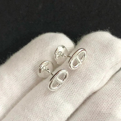 [⭐Reverie Jewels]CHAINE SMALL EARRINGS GOLD AND SILVER