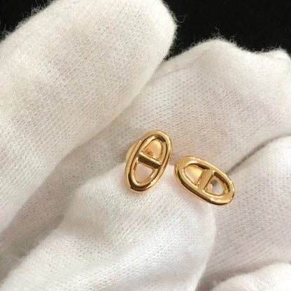 [⭐Reverie Jewels]CHAINE SMALL EARRINGS GOLD AND SILVER