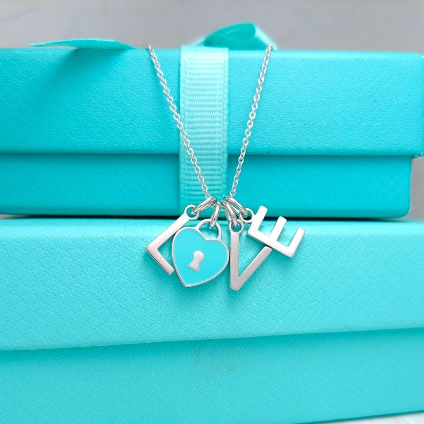 [Reverie Jewels]LOVE TEXT PEDANT NECKLACE