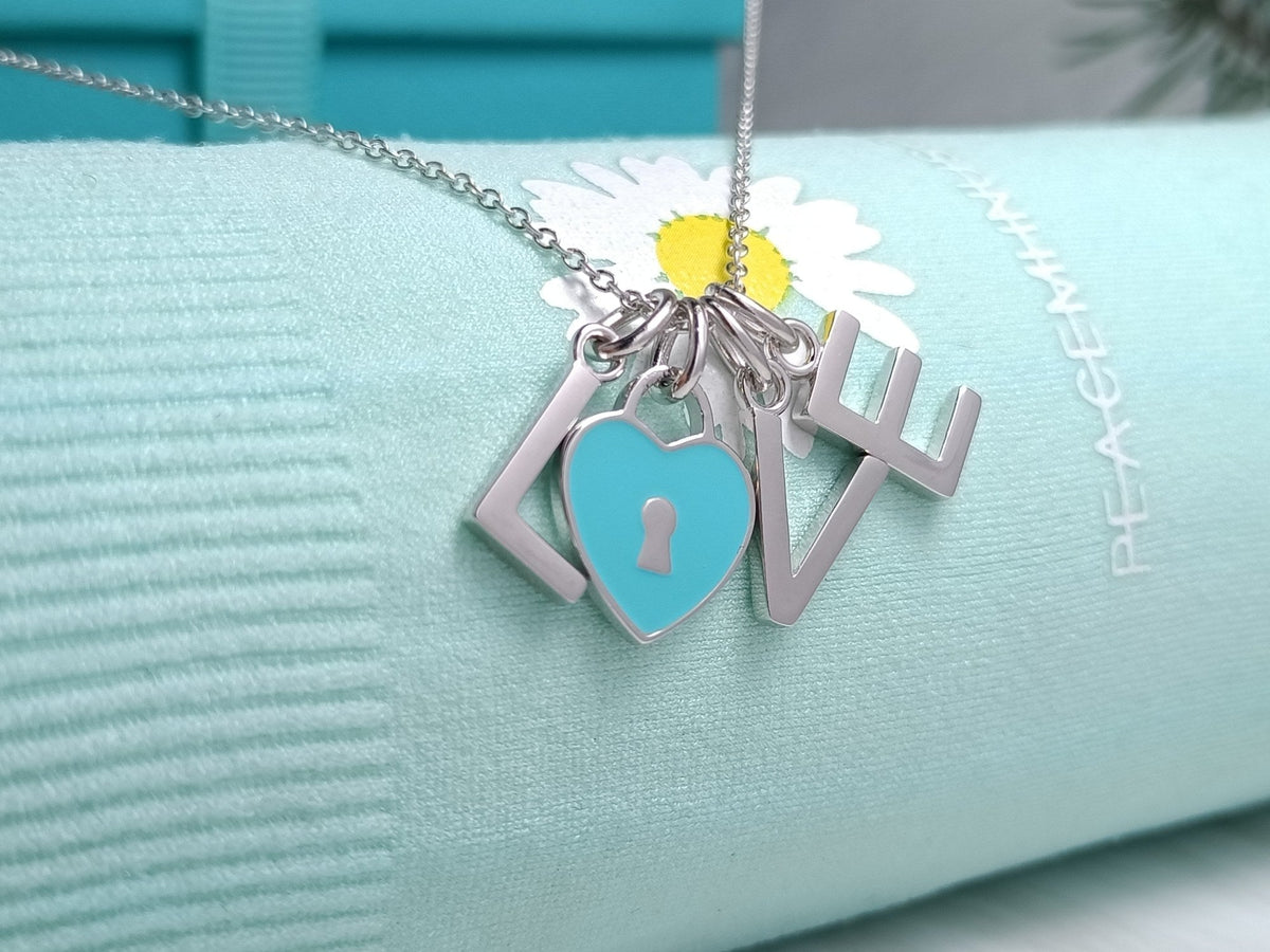[Reverie Jewels]LOVE TEXT PEDANT NECKLACE
