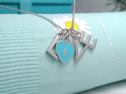 [Reverie Jewels]LOVE TEXT PEDANT NECKLACE