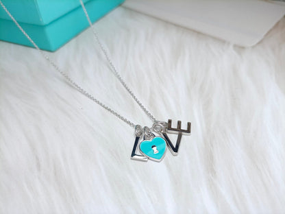 [Reverie Jewels]LOVE TEXT PEDANT NECKLACE