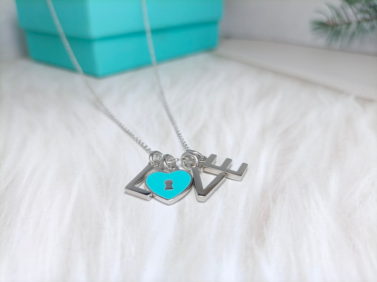 [Reverie Jewels]LOVE TEXT PEDANT NECKLACE