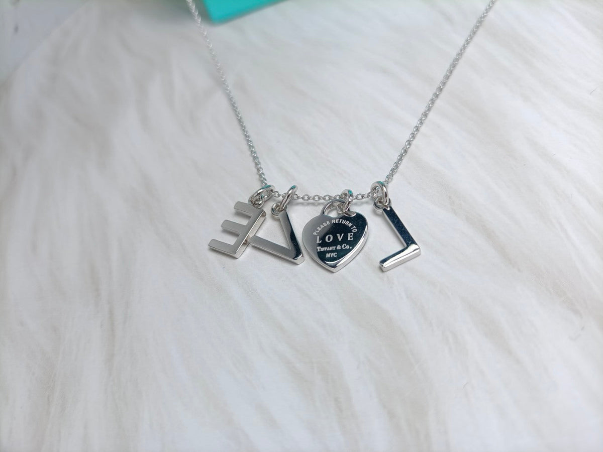 [Reverie Jewels]LOVE TEXT PEDANT NECKLACE