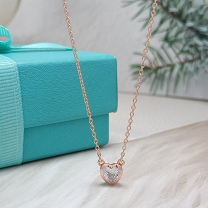 [Reverie Jewels]HEART BIG DIAMOND NECKLACE