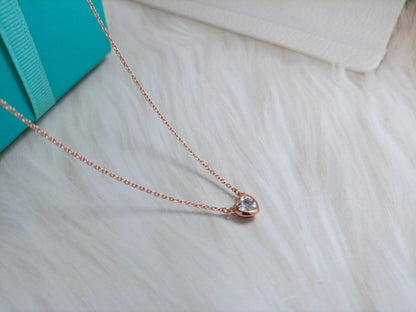[Reverie Jewels]HEART BIG DIAMOND NECKLACE