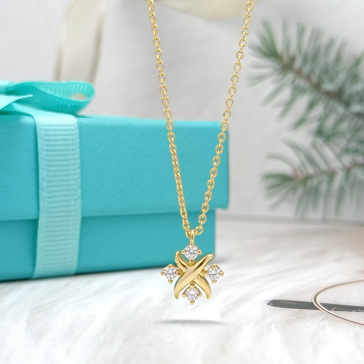 [Reverie Jewels]PINWHEEL NECKLACE DIAMOND