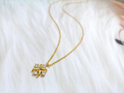 [Reverie Jewels]PINWHEEL NECKLACE DIAMOND