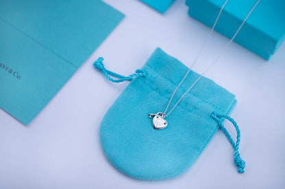 [Reverie Jewels]KEY AND HEART SILVER NECKLACE