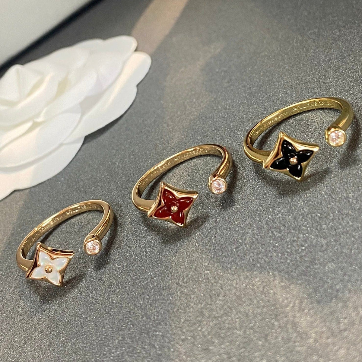 [⭐Reverie Jewels]STAR 1 DIAMOND OPEN RING