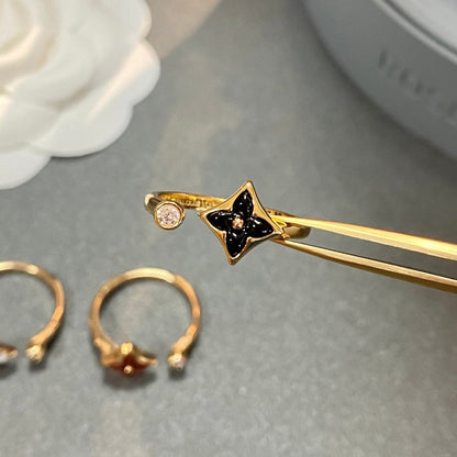 [⭐Reverie Jewels]STAR 1 DIAMOND OPEN RING