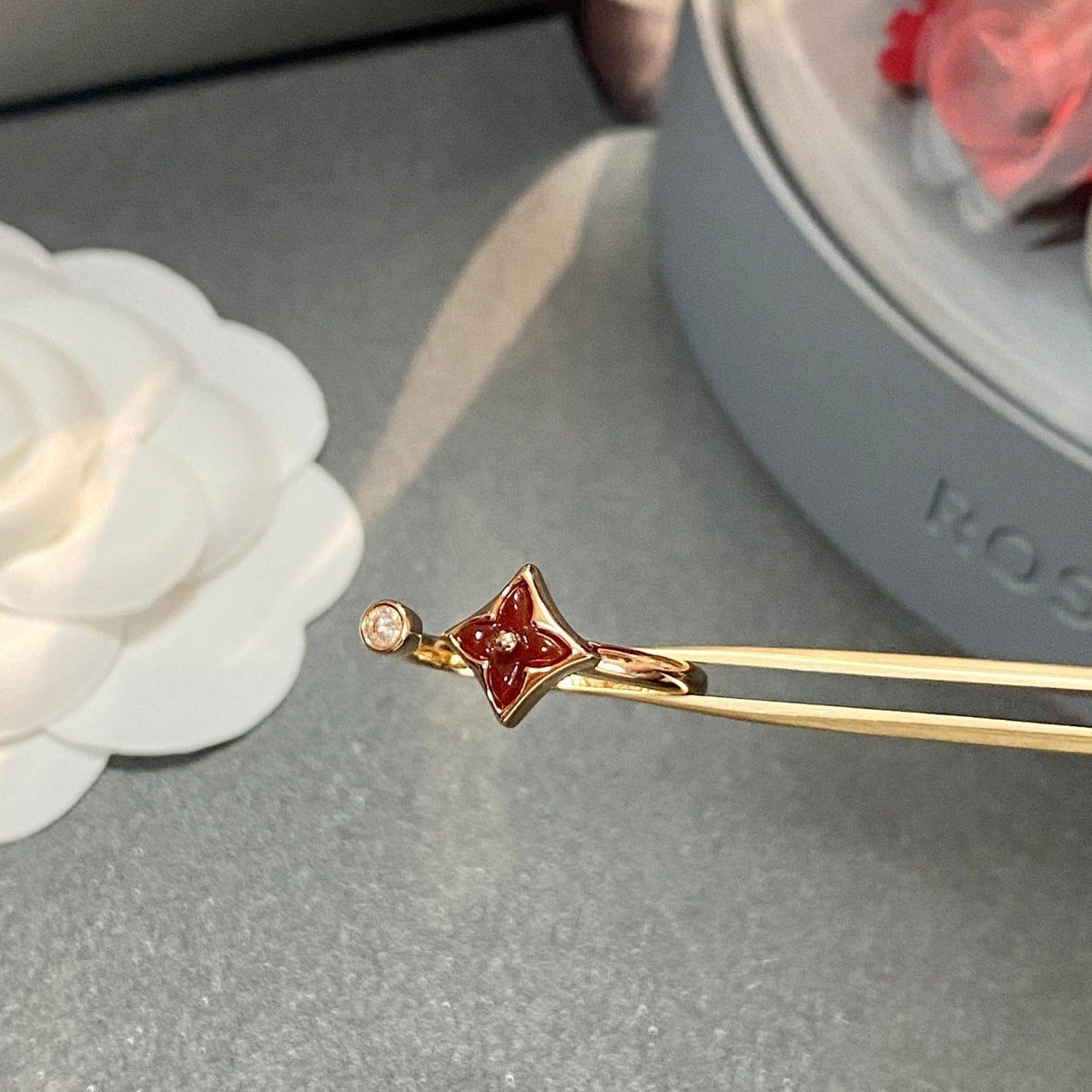[⭐Reverie Jewels]STAR 1 DIAMOND OPEN RING