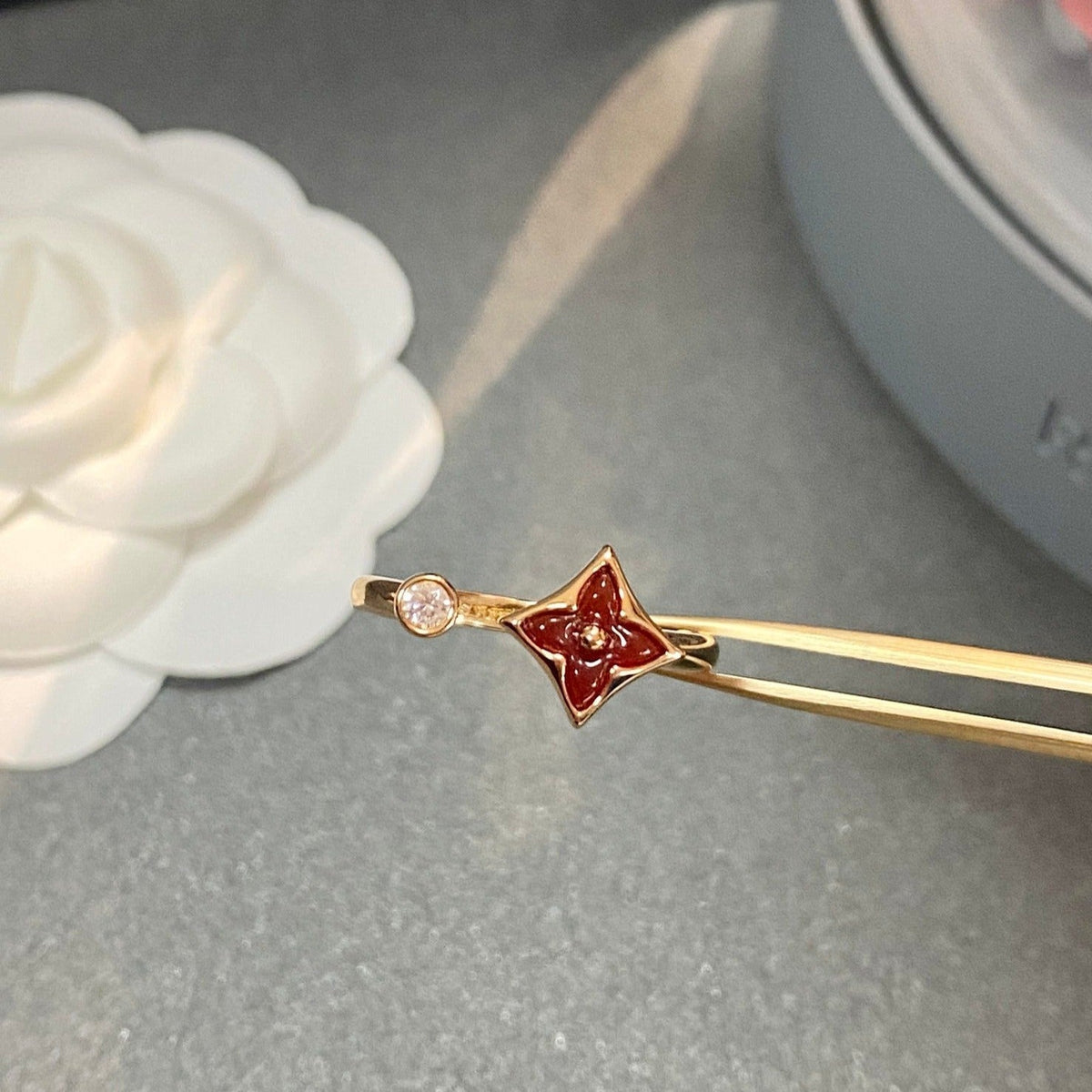 [⭐Reverie Jewels]STAR 1 DIAMOND OPEN RING