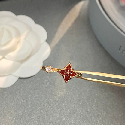 [⭐Reverie Jewels]STAR 1 DIAMOND OPEN RING