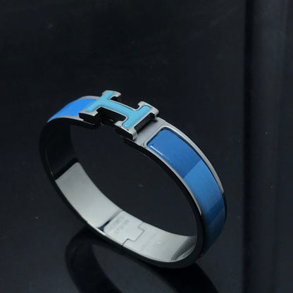 [⭐Reverie Jewels]H BRACELET BLUE RAINBOW CERAMIC